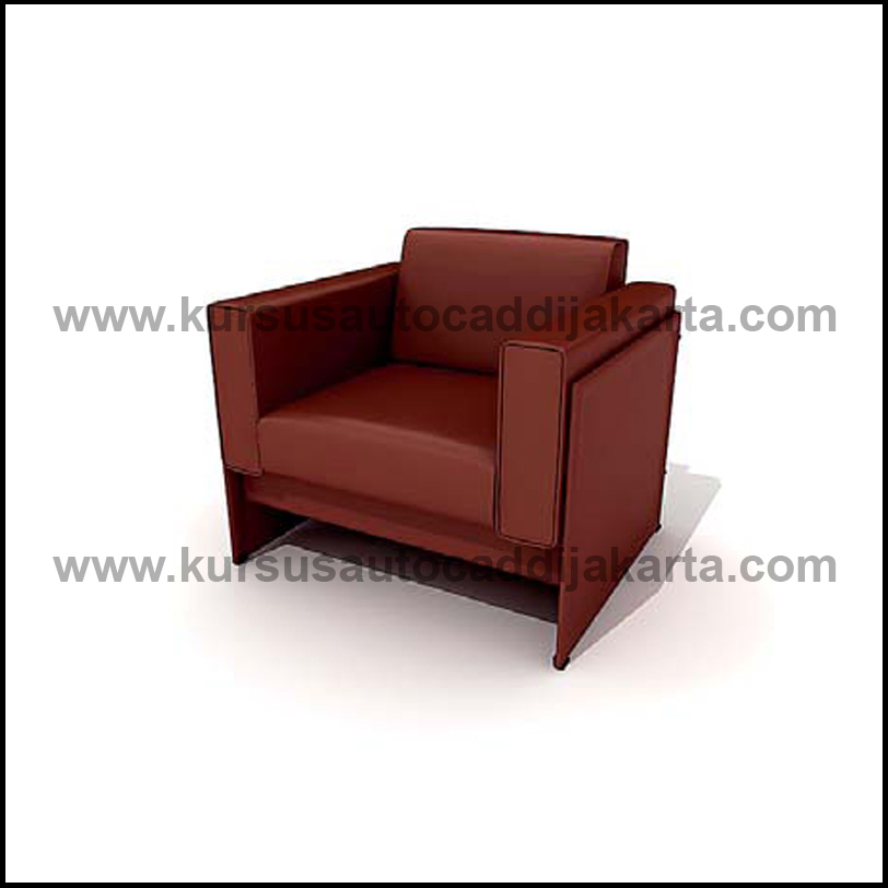 Archmodels Kursi Sofa dan Meja 032 - Jasa Desain Rumah 