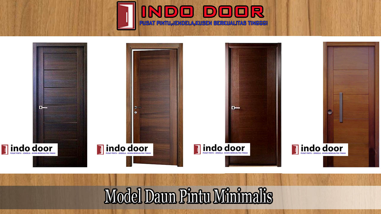 Model Daun Pintu Minimalis Jual Pintu Kayu Minimalis Modern